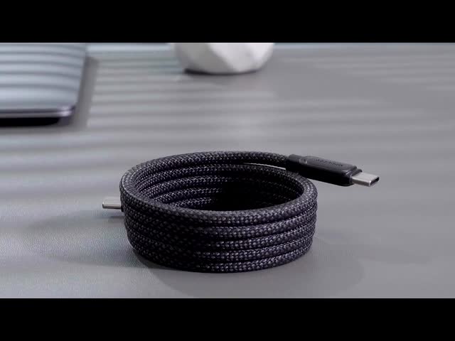 急速充電磁気吸収ケーブル USB CからUSB Cコード 60W 100W ES-X56シリーズ