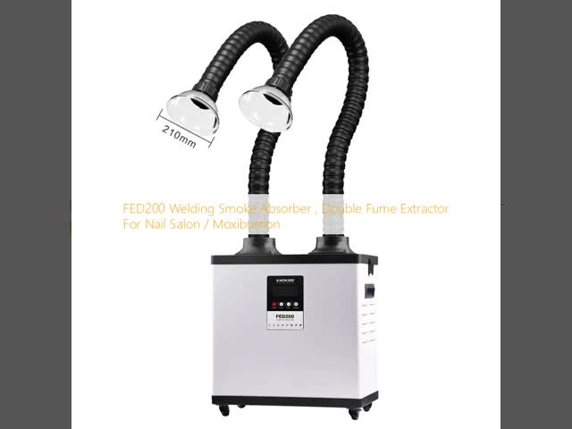 FED200 溶接式煙吸い 双煙抽出機 ネイルサロン / モキシブスティション