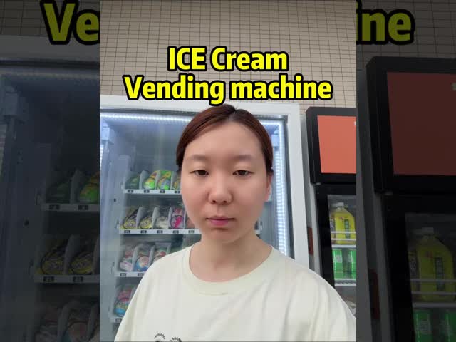 Frozen Treats Ice Cream Vending Machine -22℃ Keep Ice Cream Fresh Popsicle Vending Machine