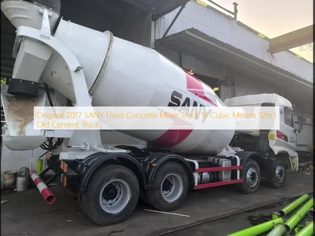 Original 2020 SANY Used Concrete Mixer Truck 8 Cubic Meters Old Cement Truck