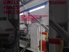 Da paralela plástica do processo da máquina da extrusão da folha do ABS extrusora de parafuso gêmea