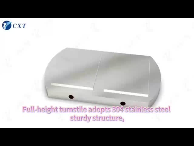 Full Height Turnstile Gate with AC220V±10% 50Hz±10% Operation Voltage and 90° Rotors With 4 Sections for Secure TCP/IP or RS485 Connectivity