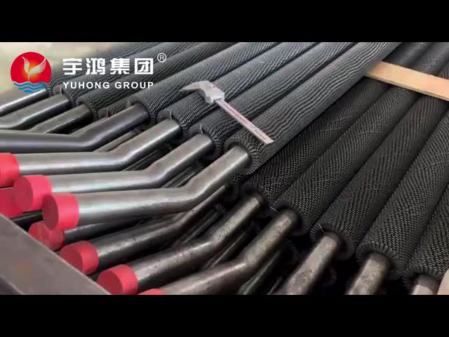 ASME SA213 T91 合金鋼シームレスチューブ SS409 セレーションフィンチューブ 熱回収蒸気発生器用