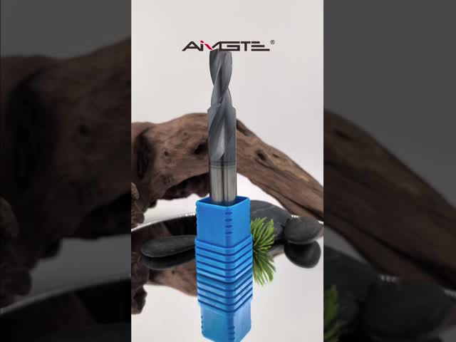 TiAlN Coated Carbide Through Coolant Drill For Engine Block Deep Hole Machining