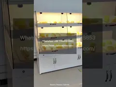 オーダーメイドのステンレス鋼製 食品展示用キャビネット