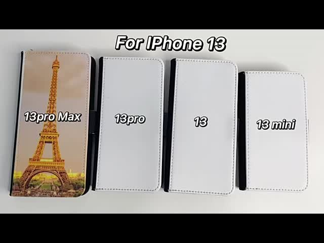 iPhone 16 15 14用のサブライメーション革の折りたたみの電話ケース 衝撃防止の携帯電話カードホルダー