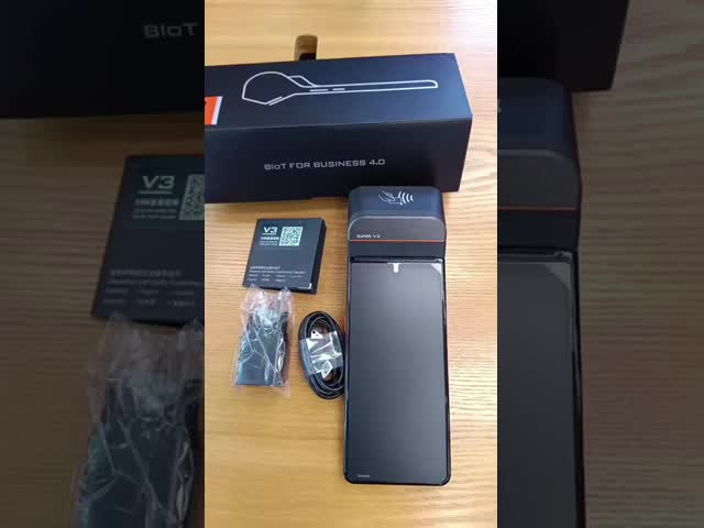 SUNMI V3 ポータブル 3+32GB 大画面 6.75インチ POS Qualcomm Android13 レストラン チェックアウト POSシステム