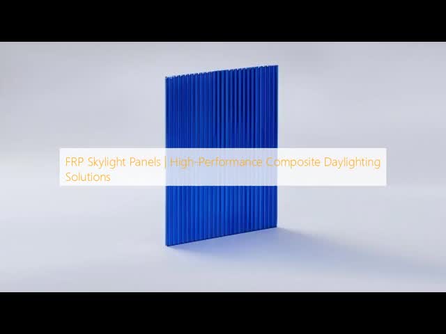 High Performance FRP Flat Panel​ Customizable Color Fire Resistant FRP Skylight Panels
