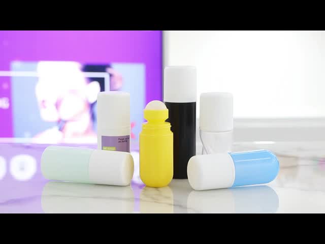 RPPA1-50ml Cylindrical PP Roll On Bottle 50ml-90ml For Multiple Purposes