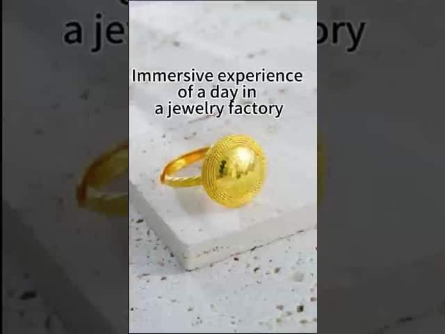 Heart-shaped ring for 925 sliver gold plating