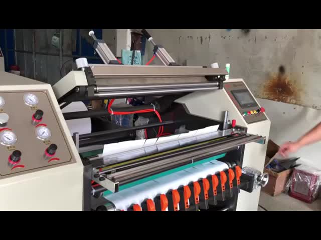 Automatic Thermal Paper Slitting Rewinding Machine Cash Register Paper Roll Slitting Rewinder Machine