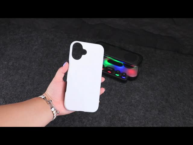 3Dコーティング 2 in 1 サブライメーションフィルム 電話ケース DIY iPhone 17用のカスタム・グローシー