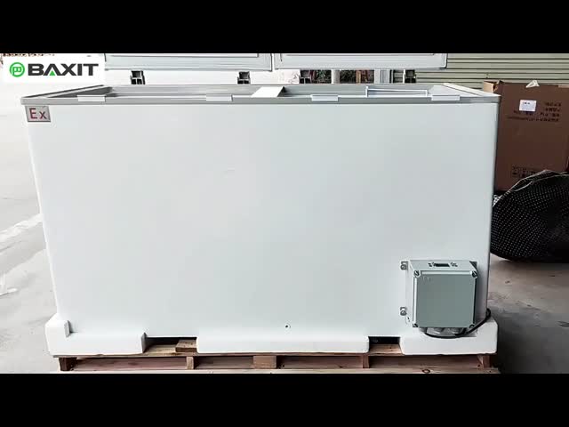 Réfrigérateur de laboratoire à l'épreuve de l'explosion vidéo