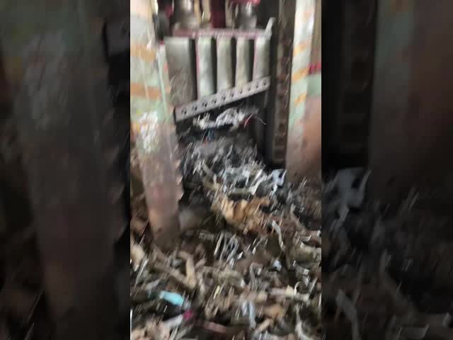 15-20 T/H Automated Scrap Shear Baler for Industrial Metal Recycling