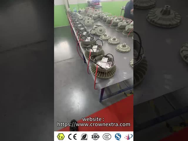ATEX IECEx 認証 防爆 LED ハイベイライト | IP66 防水 防錆 ライト 危険場所 Zone 1 & 2 用 – 製油所、化学プラント、ガソリンスタンド、鉱山プロジェクトに最適