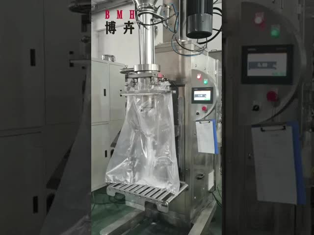 Self Elevating 25KG Automatic Powder Packing Machine 50-75 Liter