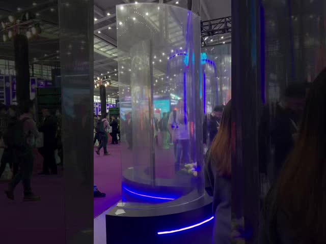 Crystal Transparant LED Screen Advanced With Dual Functionality