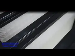 Plastic Frame V Bank Filter For Industrial Sleant Polyurethane Adhesive Highest Temperature 80°C