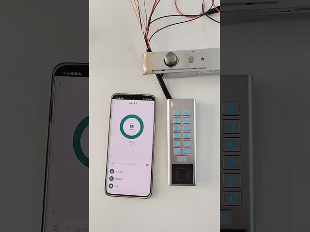 Tuya App 防水金属ケース WIFI RFID スマートロック 指紋アクセス制御