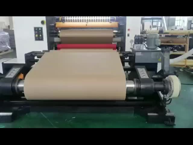 High Speed Kraft Paper Roll Cutting Slitting Rewinding Machine