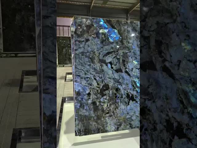 Madagascan Blue Marble Kitchen Slab Marble Stone Slab Long Lasting Scratch Resistant