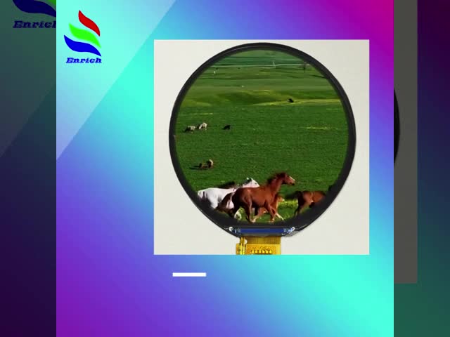 1.8 Inch Round Tft Screen Round Tft Display QSPI 360x360 Resolution IC ST77916 QSPI