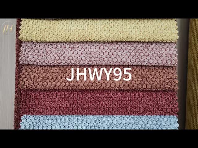 Dot Print Sofa Fabric Polyester Blend 19 Colors Stock Ready 145cm