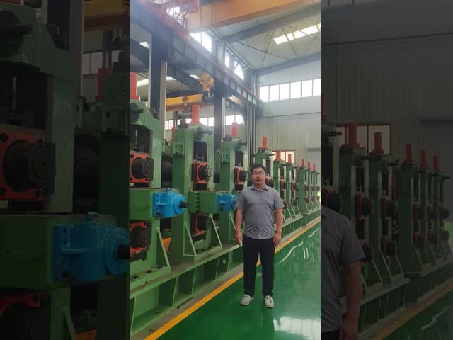 Máquina de fabricação de tubos de aço inoxidável de grande tamanho ajustável para diâmetro de 50 mm