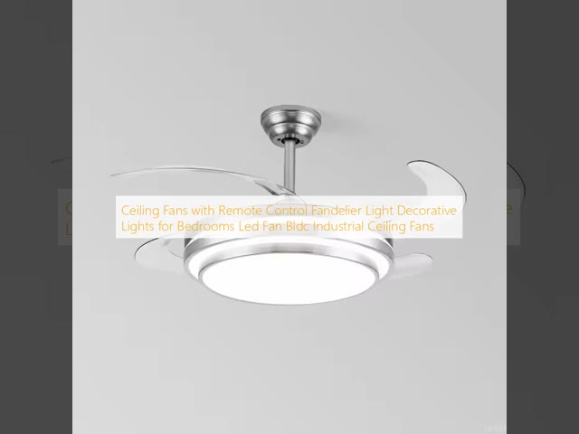 Wholesale factory Ceiling Fans with Remote Control Fandelier Light Decorative for Bedrooms Led Fan Bldc Industrial Ceiling Fans