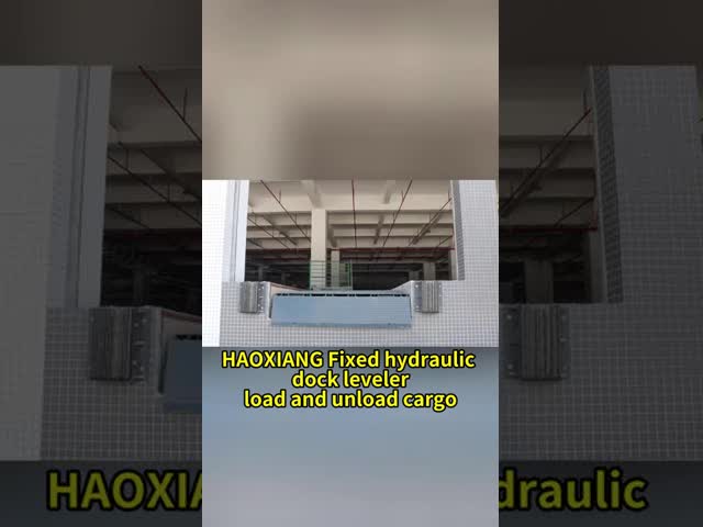 Mechanical Container Dock Leveler 15mm Steel Plate Platform Lifter For Forklift Truck Suitable