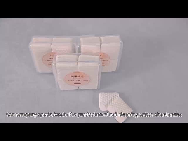 300PCS Lint Free Nail Pads Absorbent Nonwoven Cotton Pads For Nails