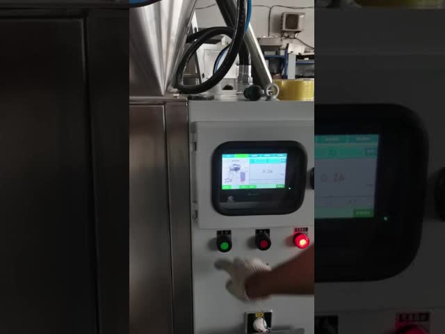 Semi Automatic 25Kg Valve Bag Granules Packaging Machine 0.5-2 Bags/Min