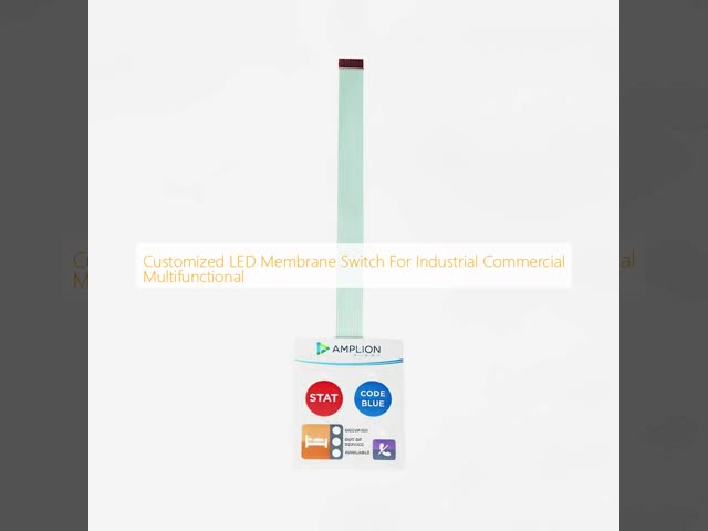 工業用、商業用、多機能用のカスタマイズされた LED メンブレン スイッチ
