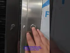 Emergency Stop Button Protection System Air Shower With Automatic Sliding Door