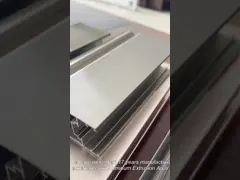 Anodizing 6061 6005 Extruded Aluminium Profiles Cutting / Driling / Punching