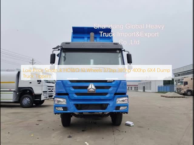 Good Quality 371HP 375HP 6*4 10 Wheels Used HOWO Dump Truck Tipper Truck