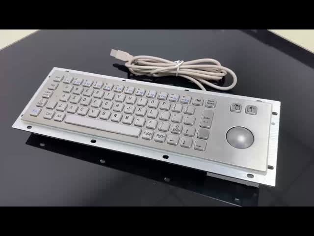 バンダル・プローフ・キオスクキーボードと トラックボール 屋外 IP65 IK07