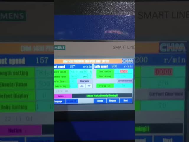 Double Rotary Paper Sheeting Machine 1800mm Automatic Roll Paper Cutter