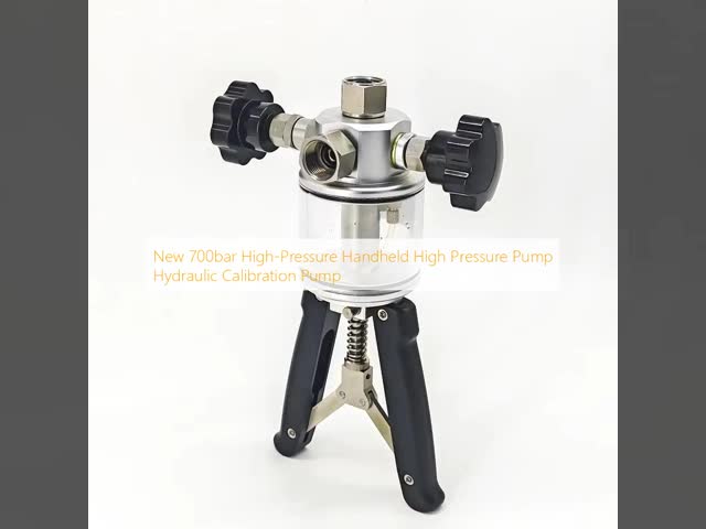 新しい700bar高圧ハンドハンドハンド高圧ポンプ 水力校正ポンプ
