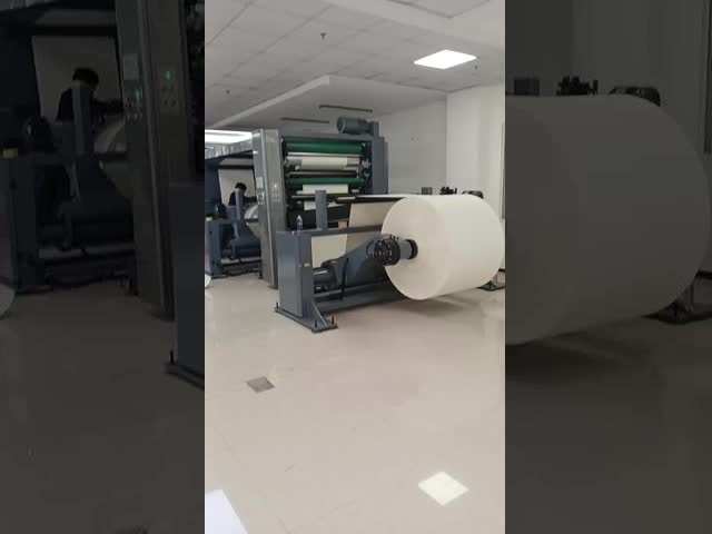 Máquina de impressão flexográfica de alta velocidade de 4 cores