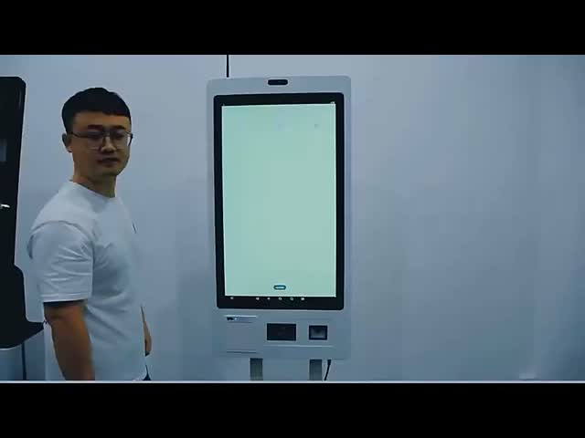 自宅注文キオスク 自宅サービス チケットプリンター カードリーダー 支払い バーコードリーダー付きタッチスクリーンキオスク レストラン用 POS