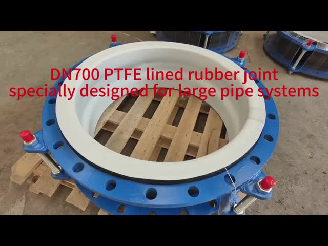 PTFE Rubber Joints For Pipes Connecting Pipe Fittings Rubber Bellows Expansion Joints