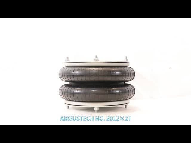 12X2 Dunlopの空気ばねの鋼板225mm空輸のばねAIRSUSTECH
