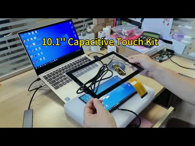 10.1インチ 10ms 高速応答 PCAP タッチスクリーン ガラスオンガラス ソリューション (10.1インチ 1920x1200 および 1280x800 解像度 LCD パネル用)