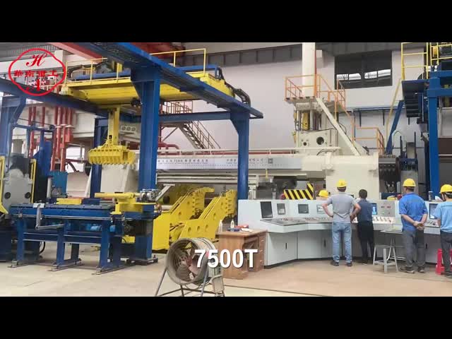 7500MT Hydraulic Aluminium Extrusion Press Machine For Extruding Aluminum Profile
