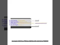GJXH 2 Fiber FTTH Indoor Fiber Optic Drop Cable με δομή περιστροφής και τόξου LSZH