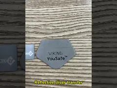 China High Quality Custom 3D TPU Transfer Patches Waterproof Metal Badges Customizable Heat Transfer Label for Clothes Bags Shoes Use supplier