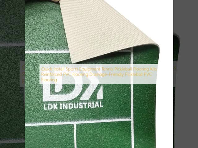 LDK Sports Equipment Prefabricated Easy to Install Factory Price High Quality Indoor Outdoor New Roll Mat Pickleball Court Flooring