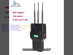 China DCS 100w High Power Signal Jammer Blocker 10 Channels VHF UHF Jammer supplier