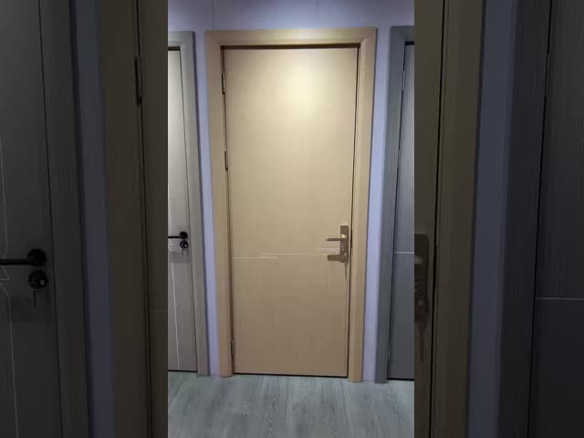 Factory Customized Formaldehyde-free Impact Resistant WPC Hollow Door with Wood Grain Surface